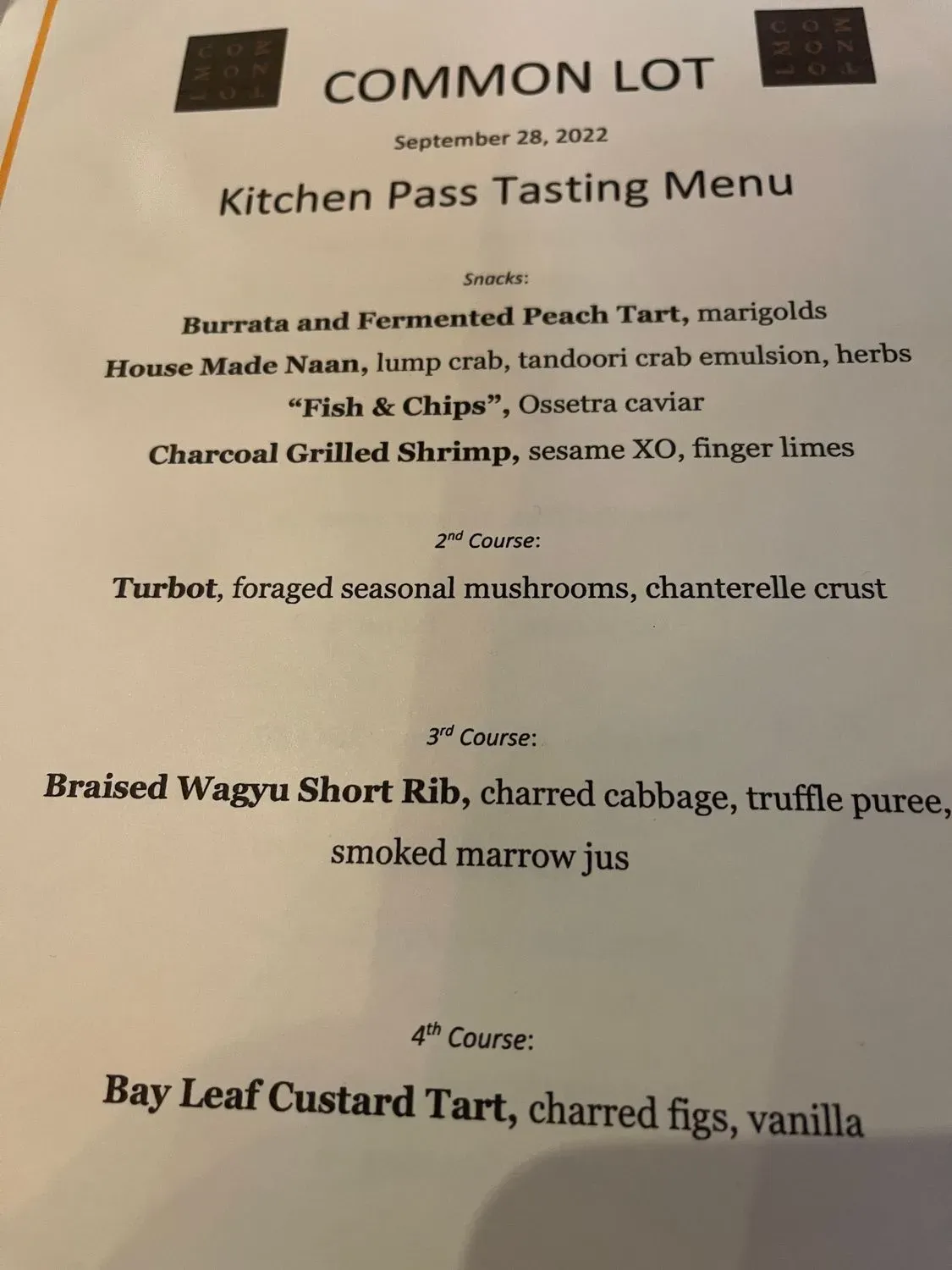 Menu 6