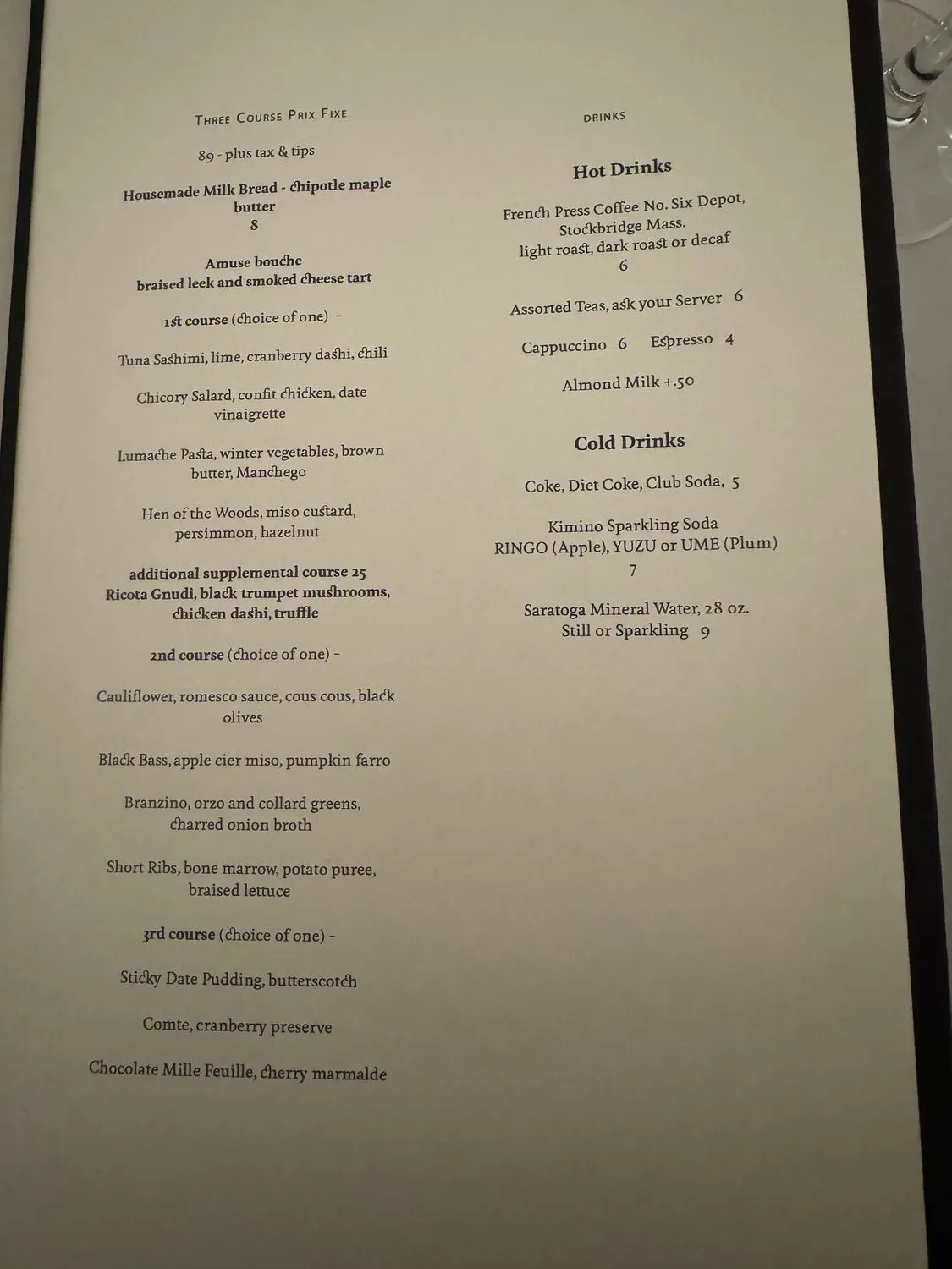 Menu 3