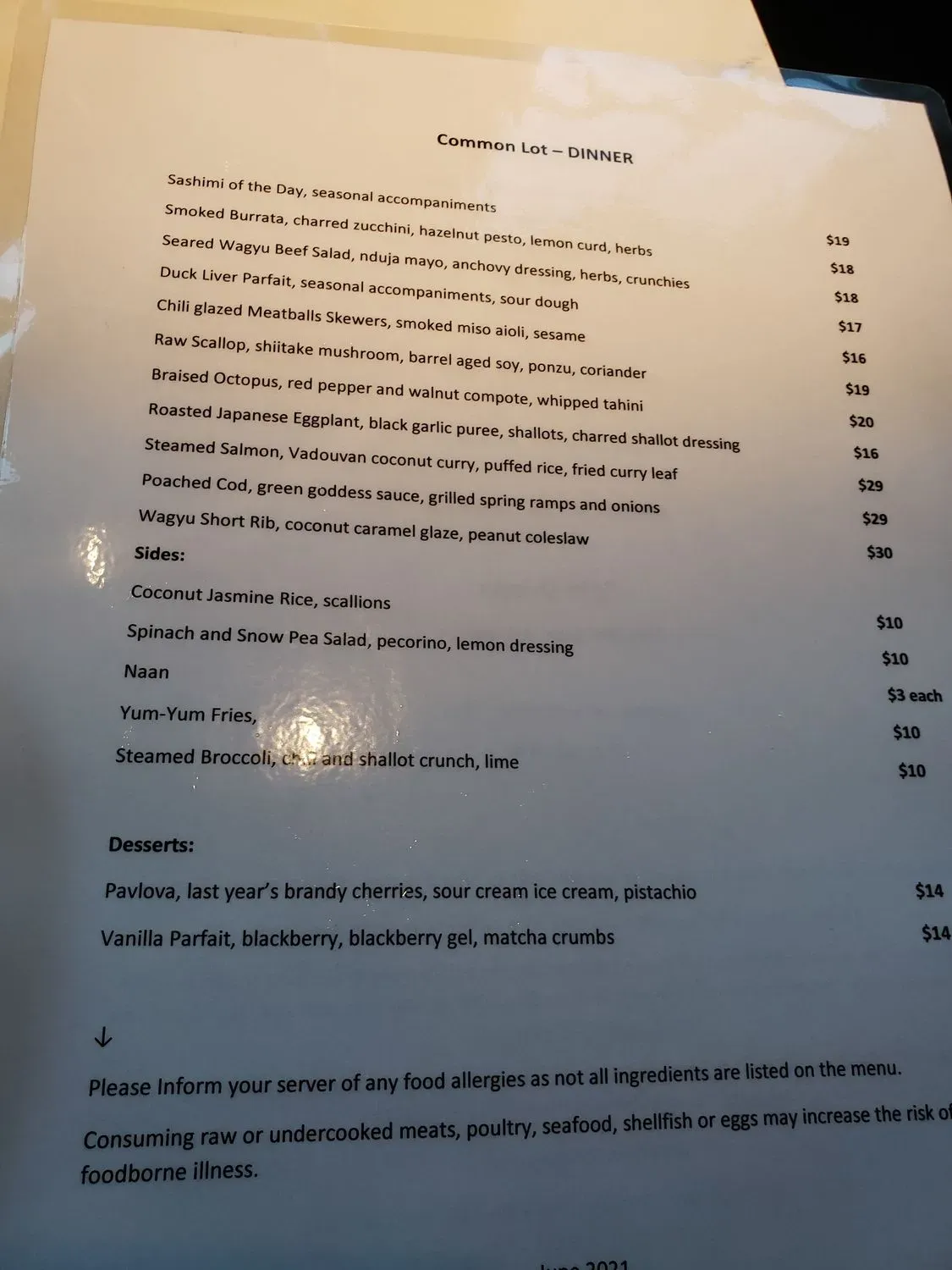 Menu 6