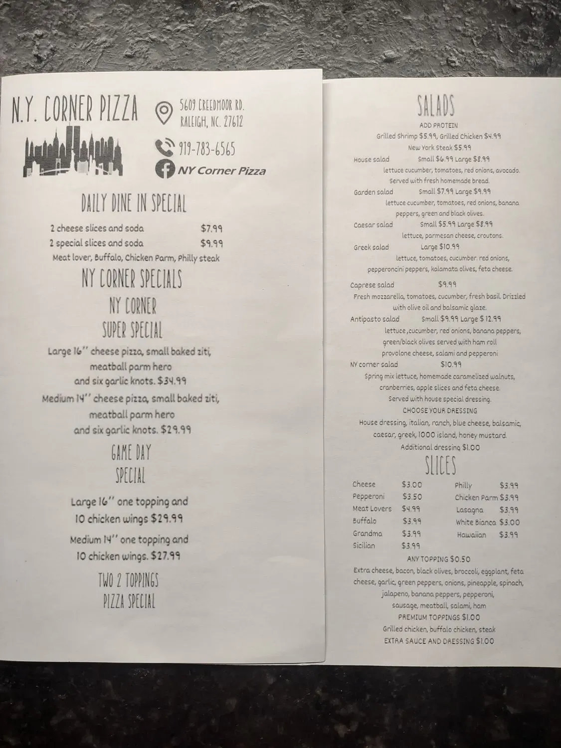 Menu 4