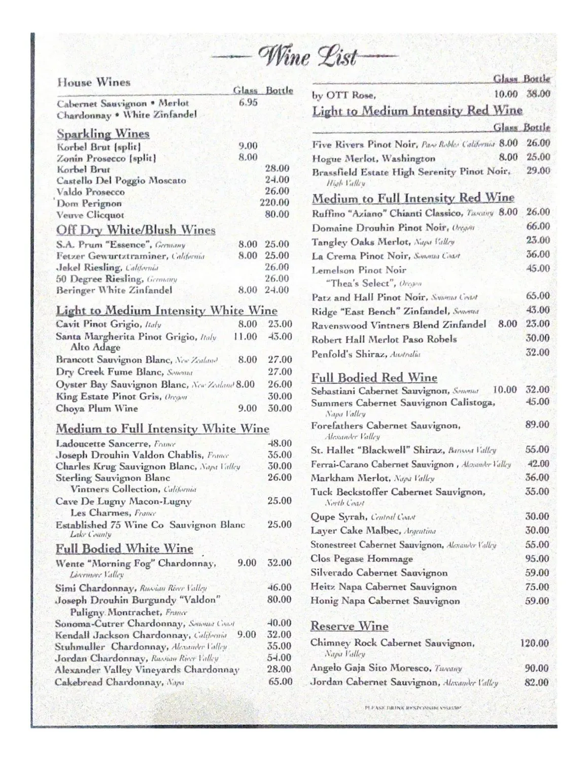 Menu 3