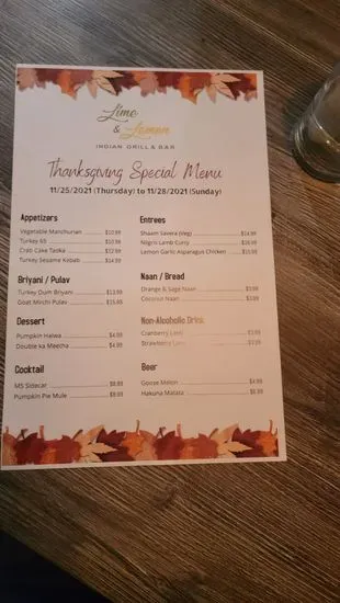 Menu 5