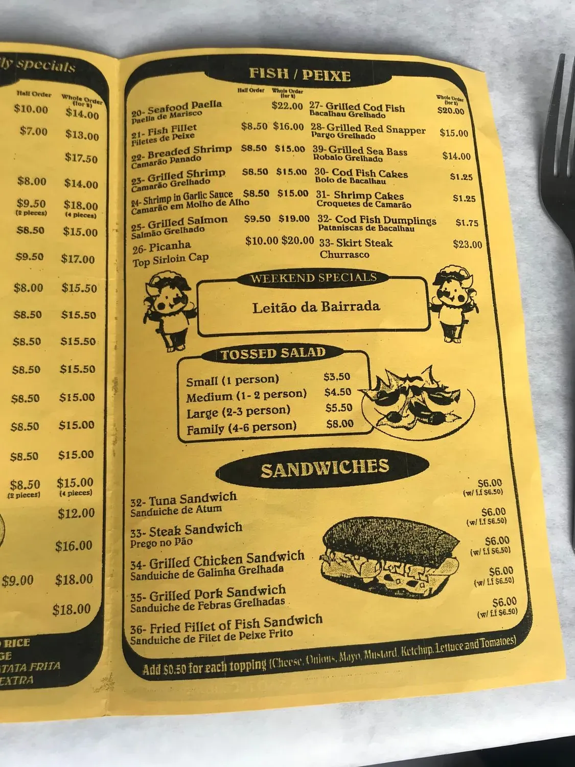 Menu 5