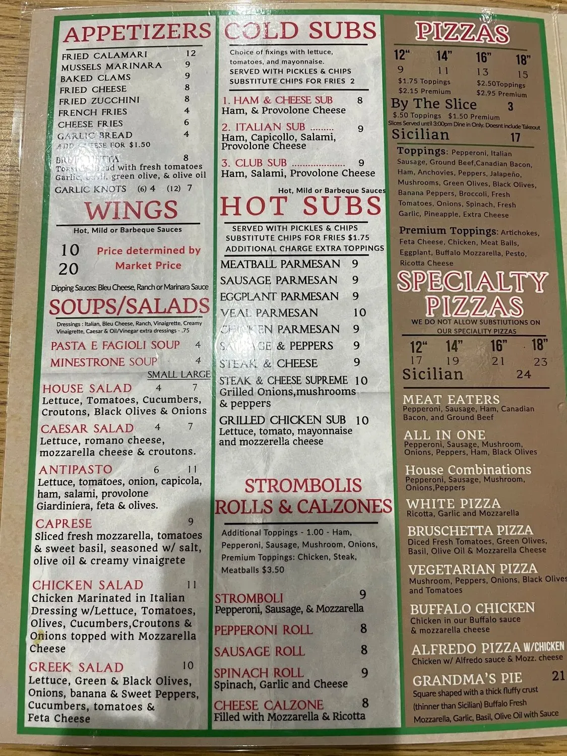 Menu 2