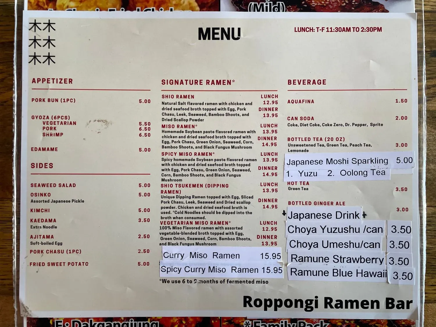 Menu 6