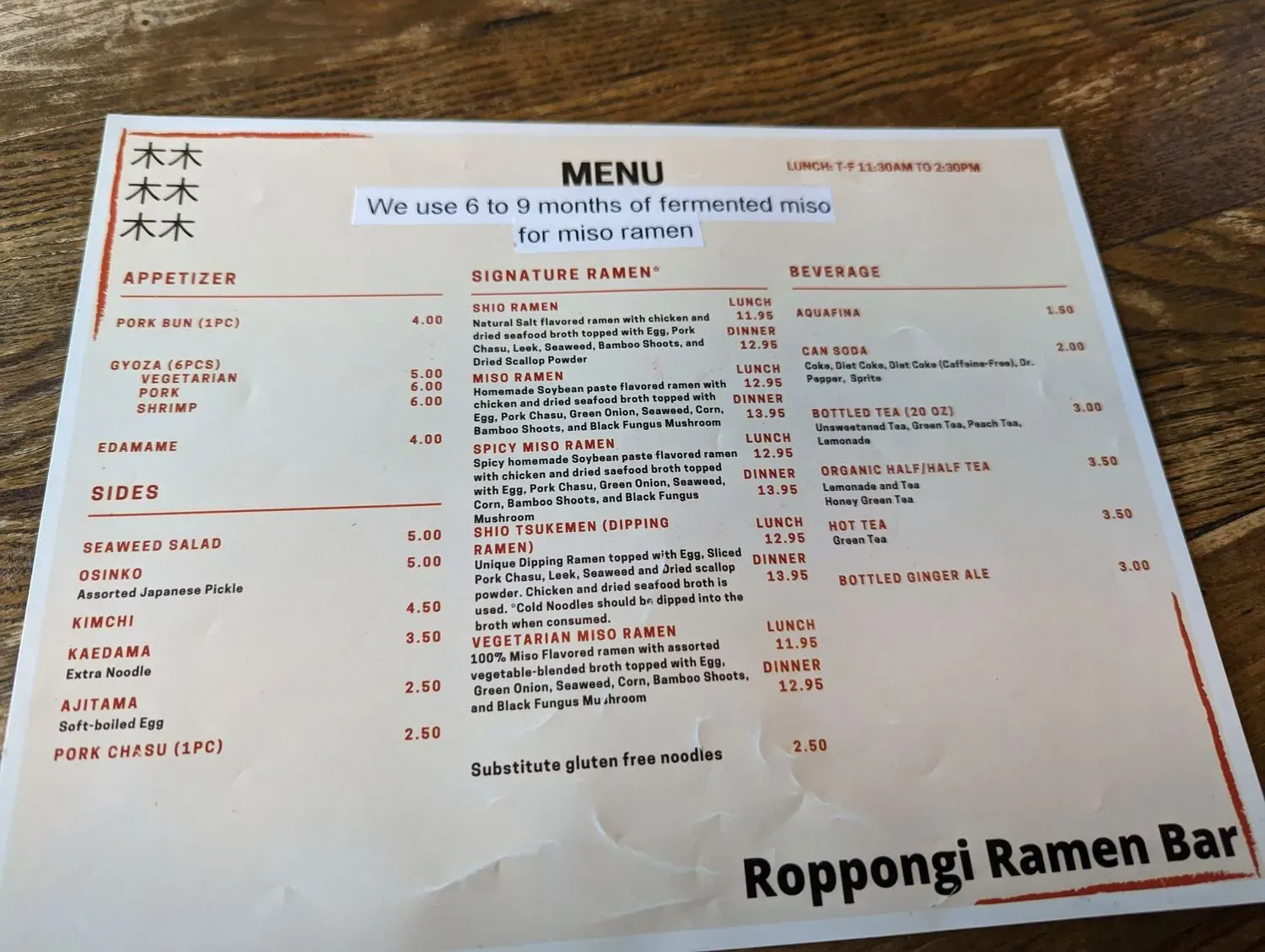 Menu 3