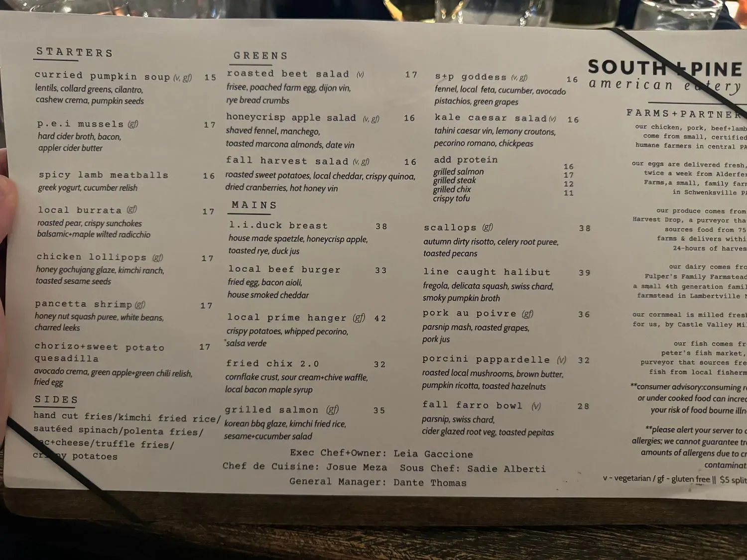 Menu 5