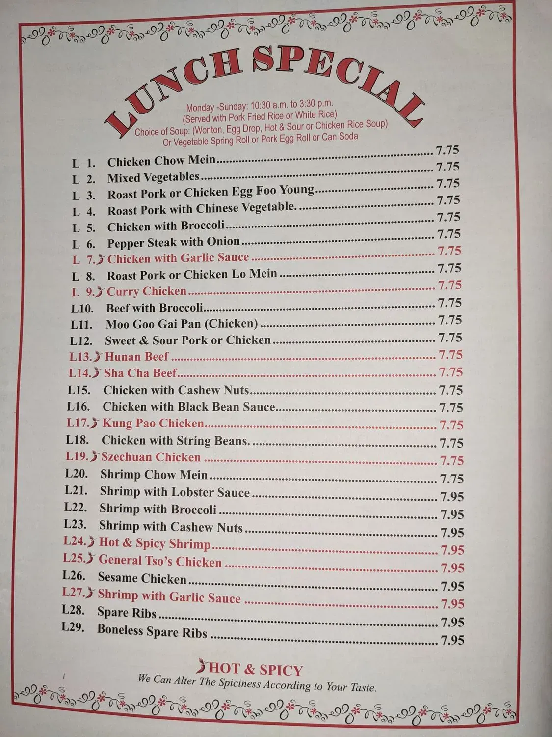 Menu 6