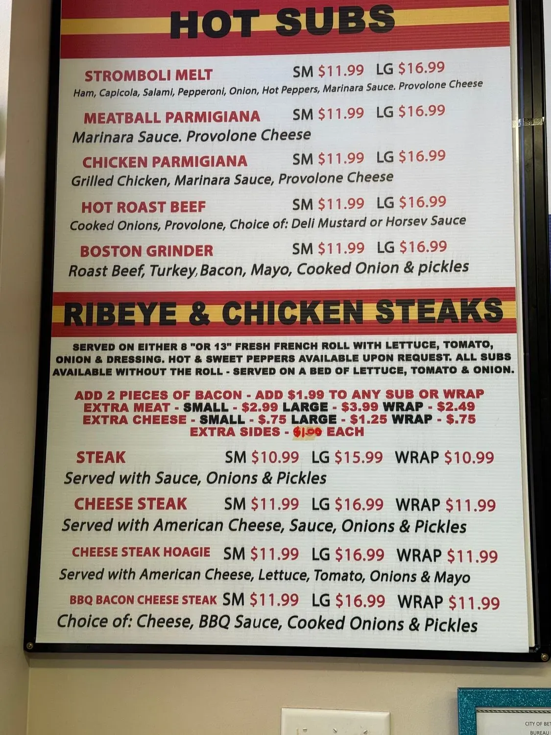 Menu 6