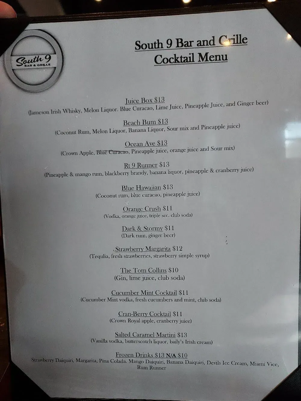 Menu 6