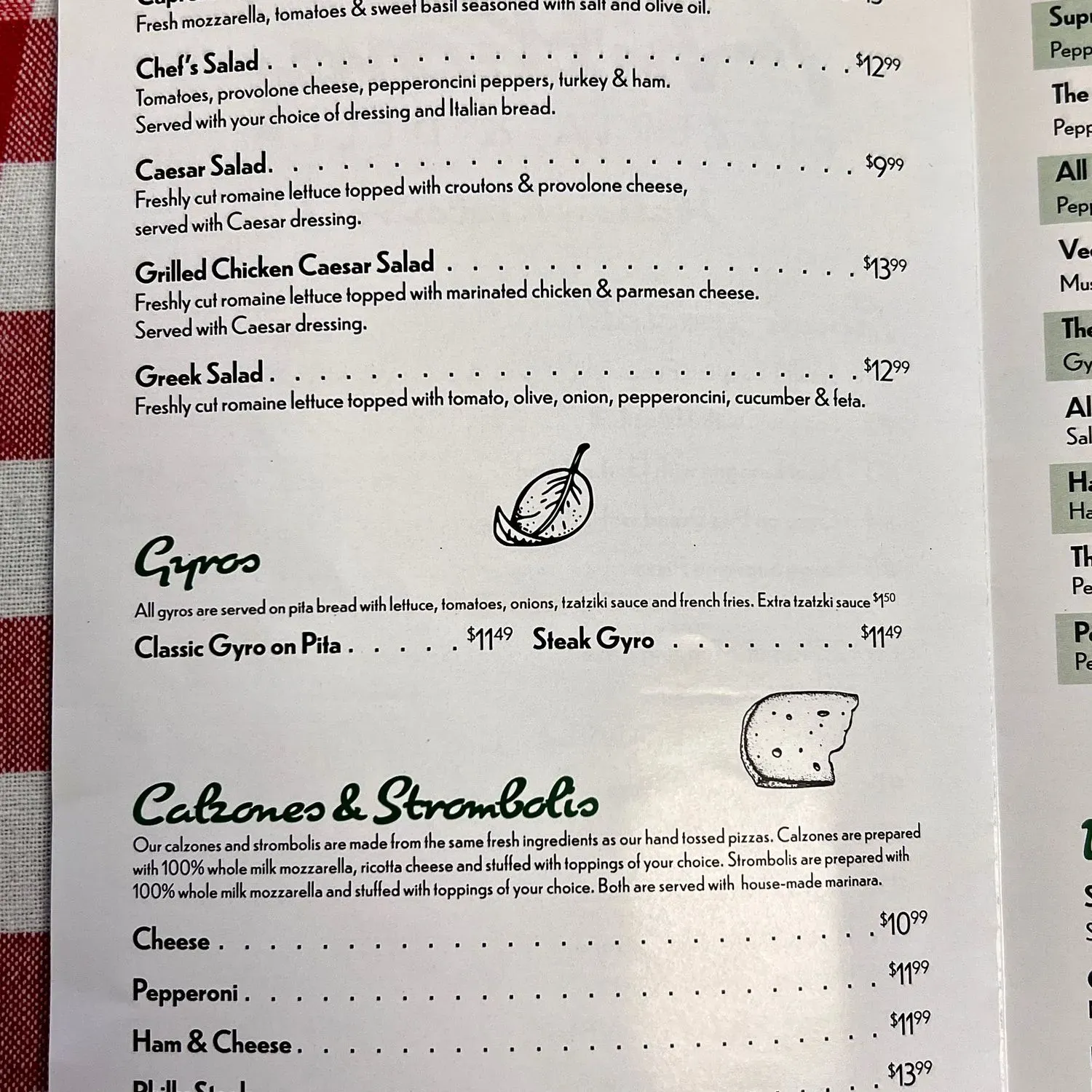 Menu 3