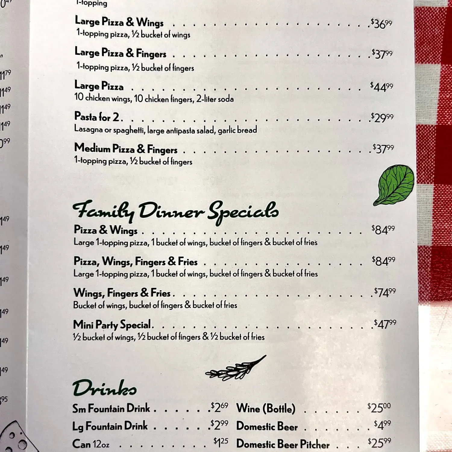 Menu 2