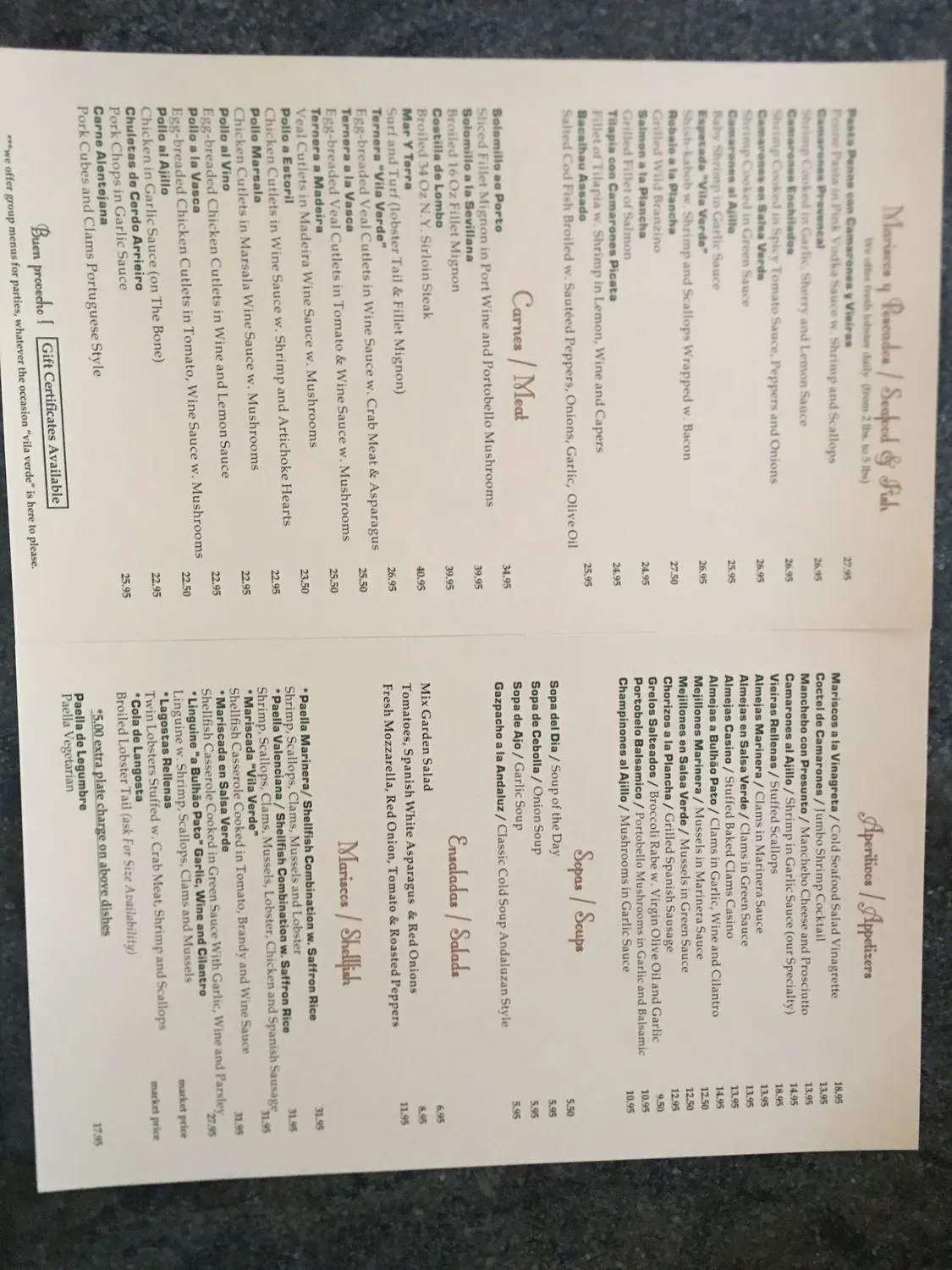 Menu 2