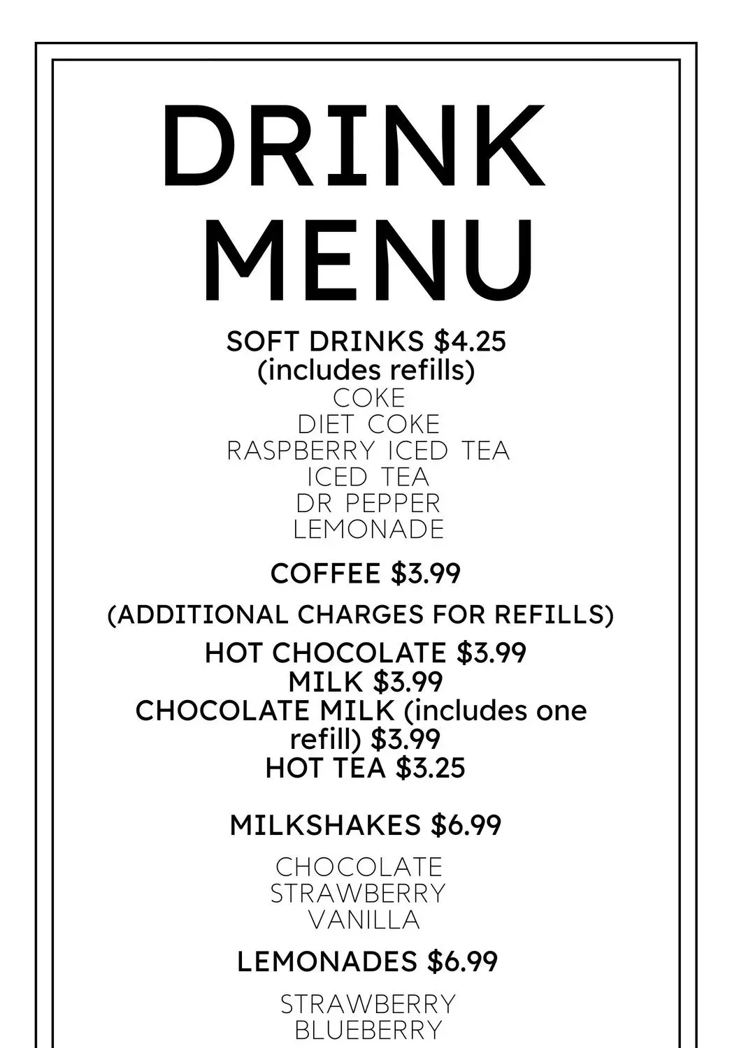 Menu 5