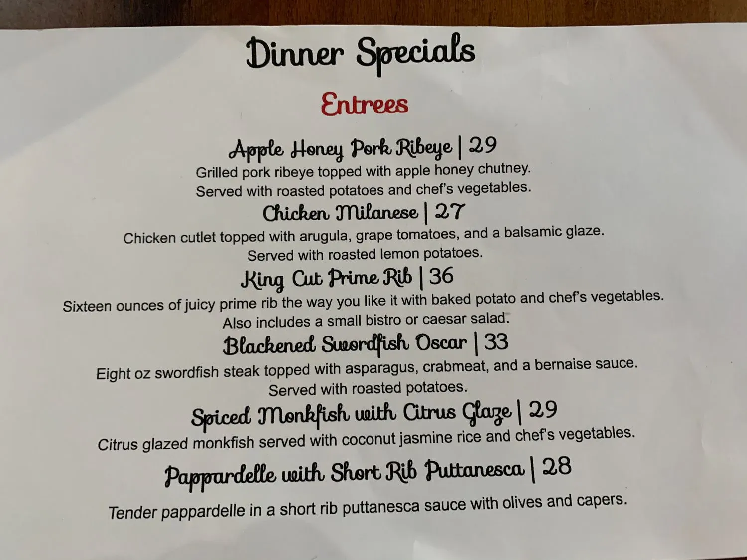 Menu 4