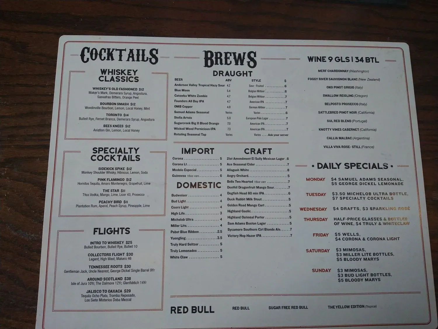 Menu 2