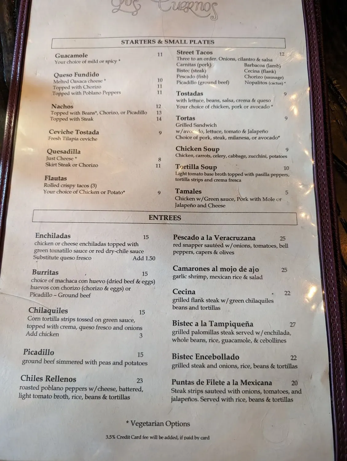 Menu 5