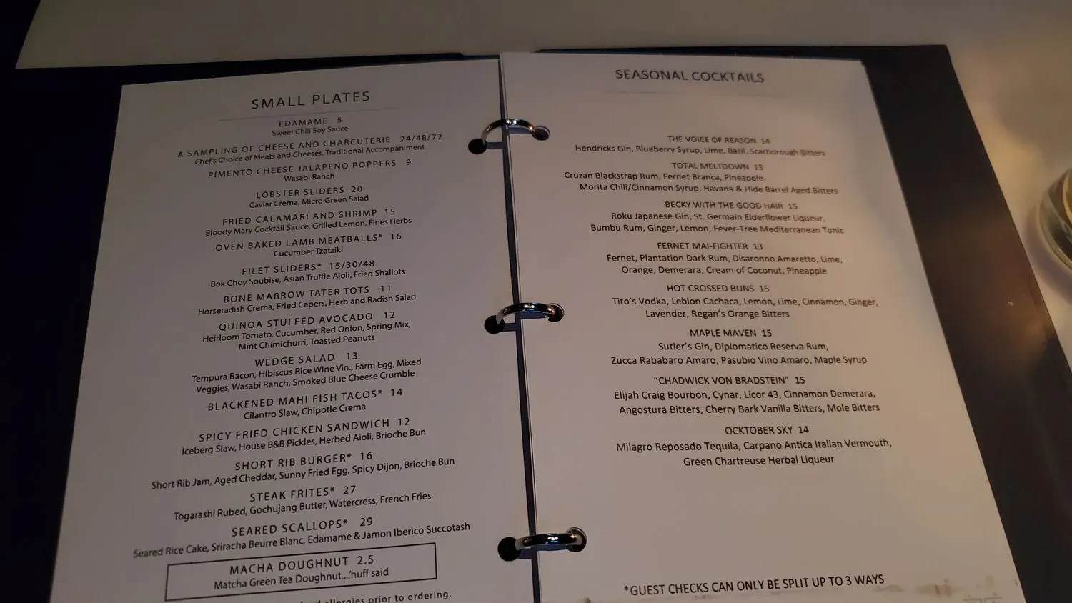 Menu 3