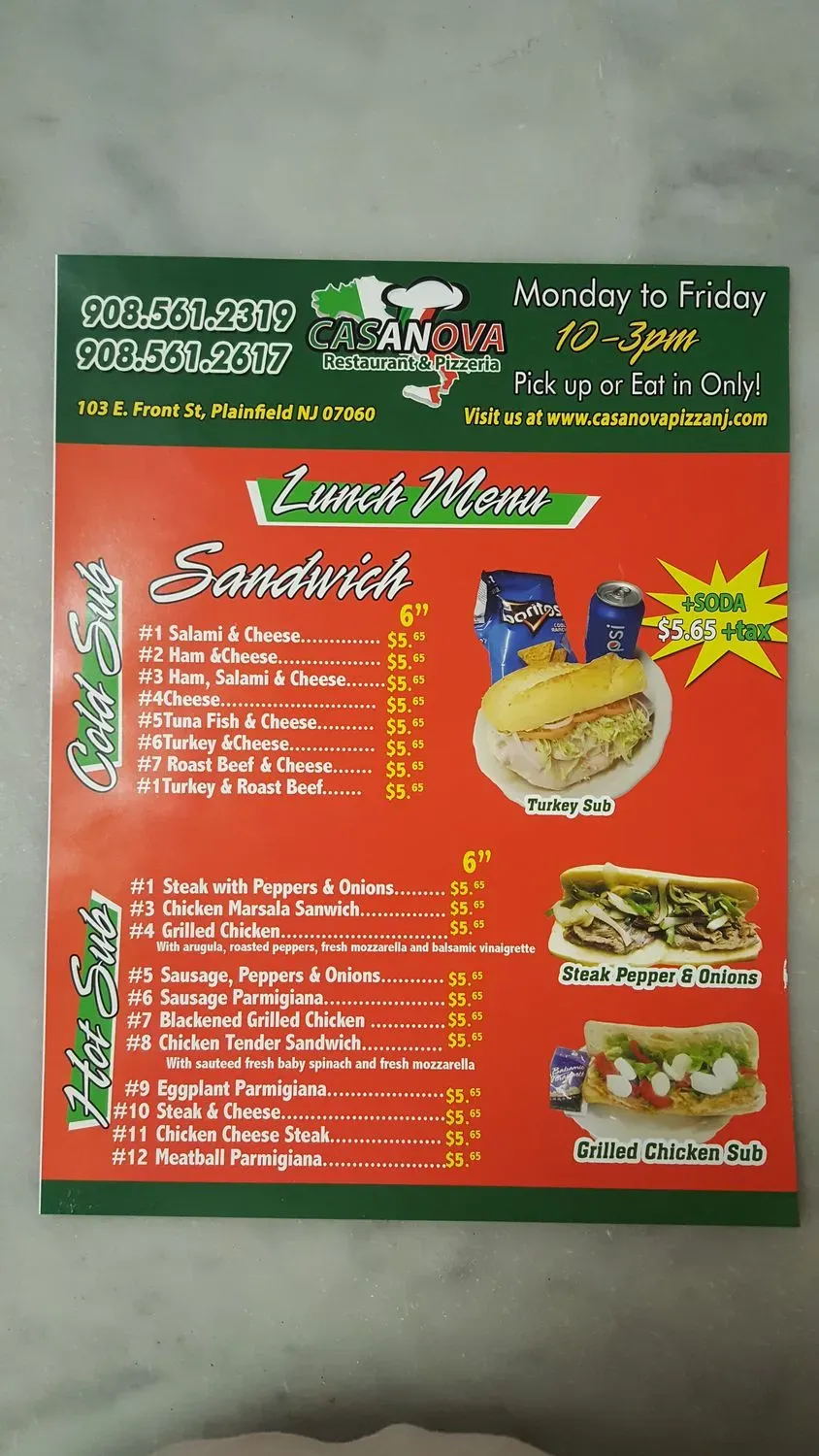 Menu 4