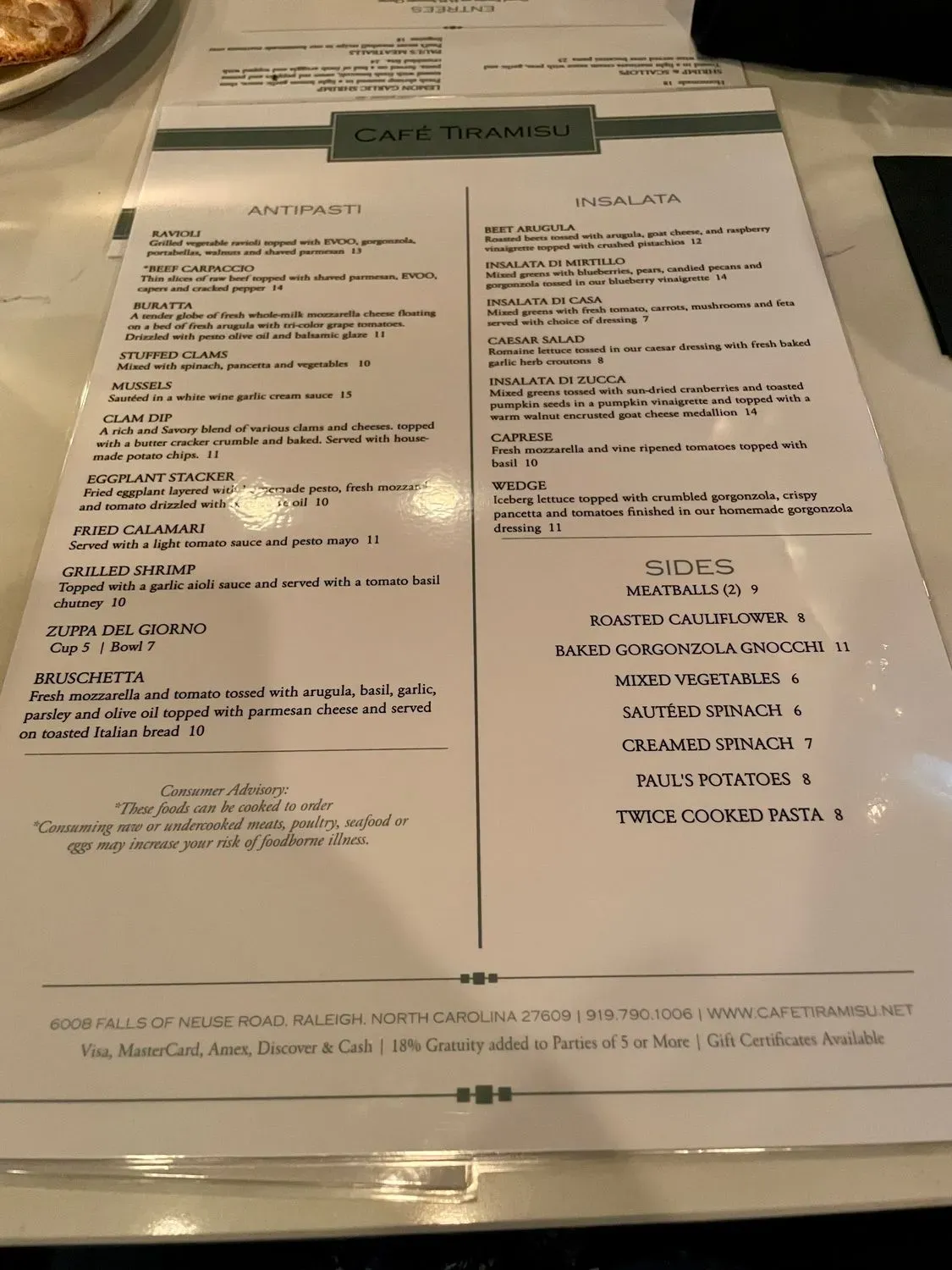 Menu 4