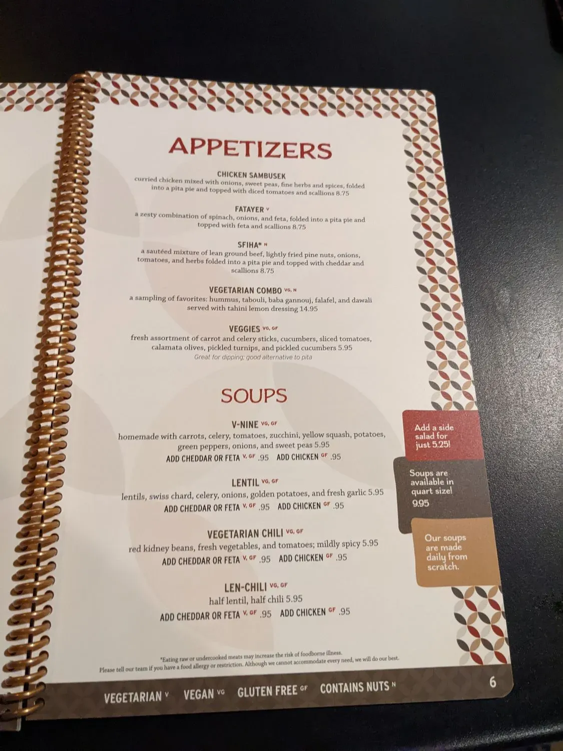 Menu 2