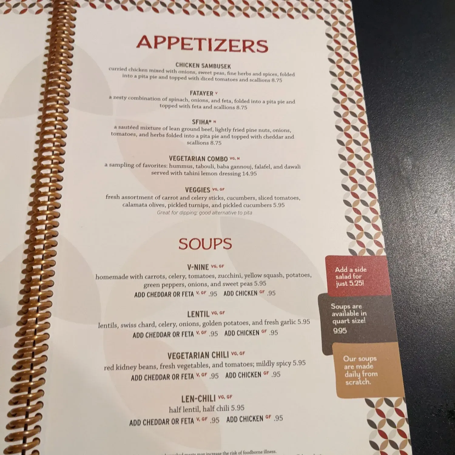 Menu 2