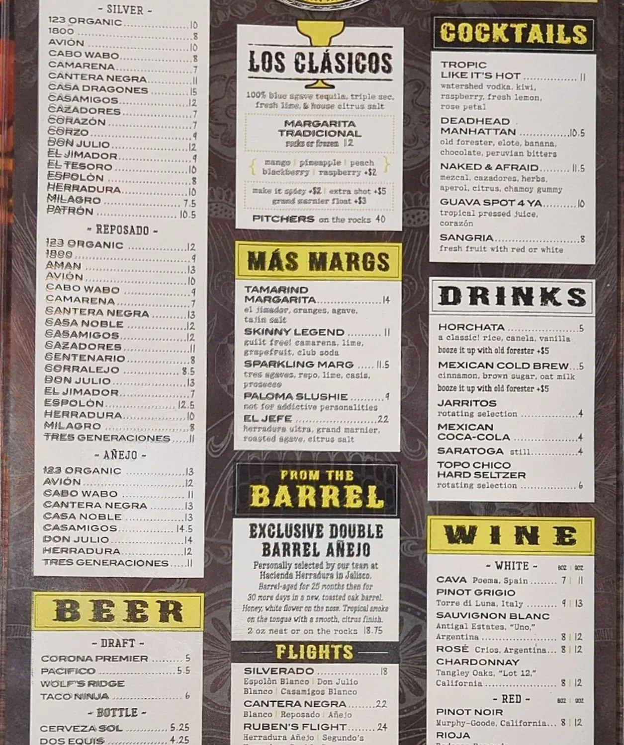 El Segundo Mexican Kitchen Menu - Updated October 2025