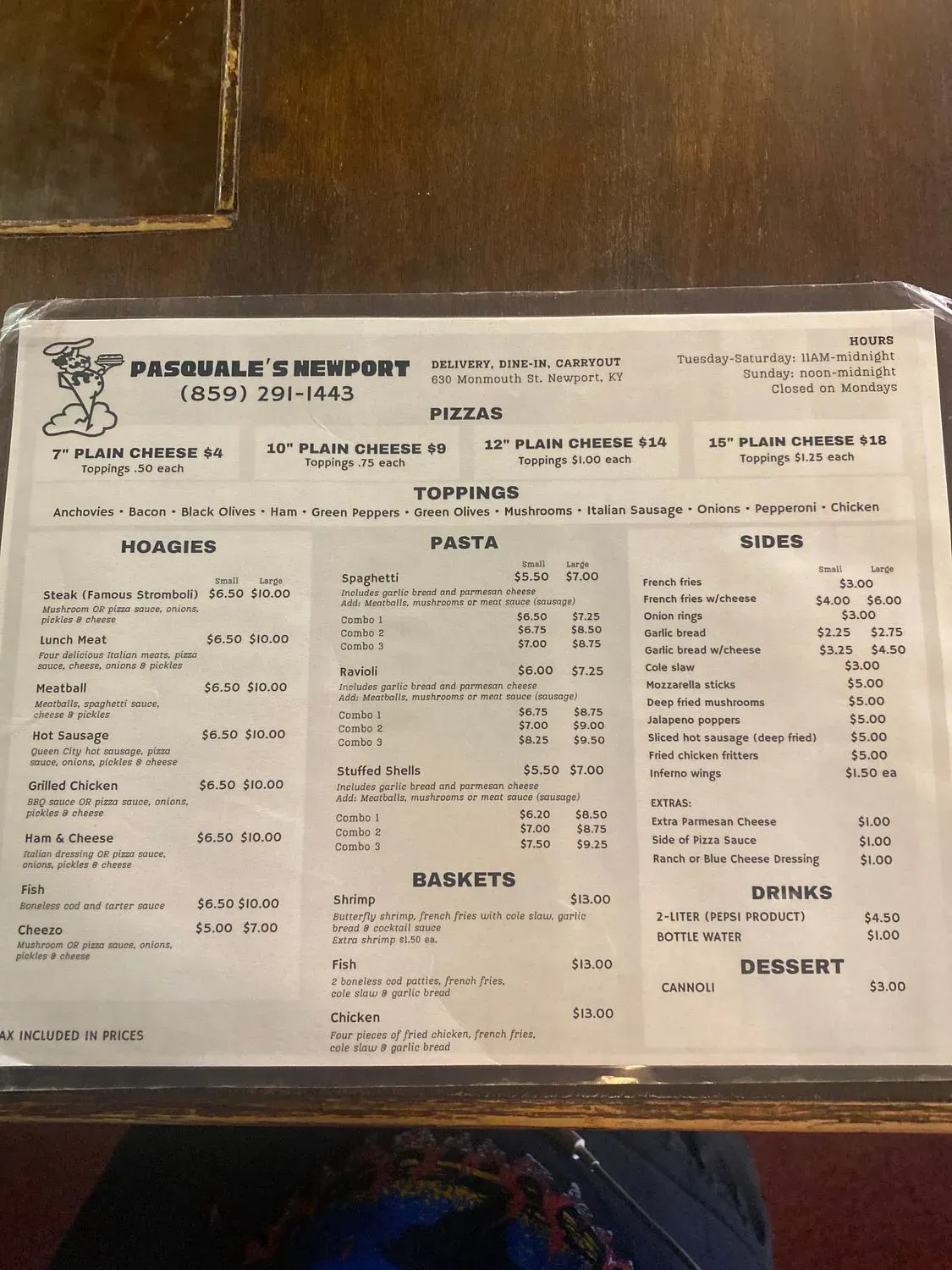 Menu 4