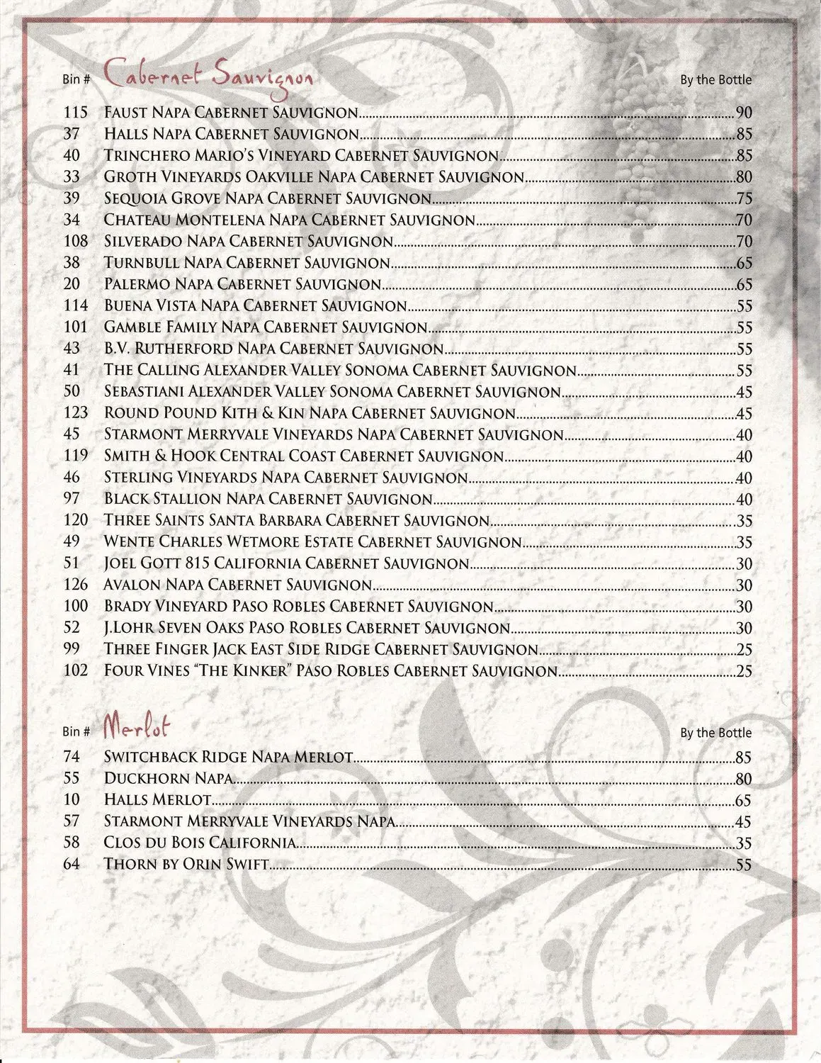 Menu 3