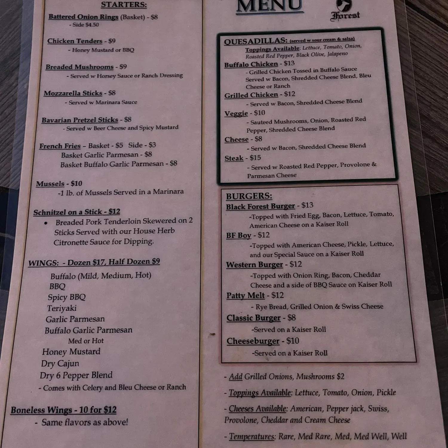 Menu 3