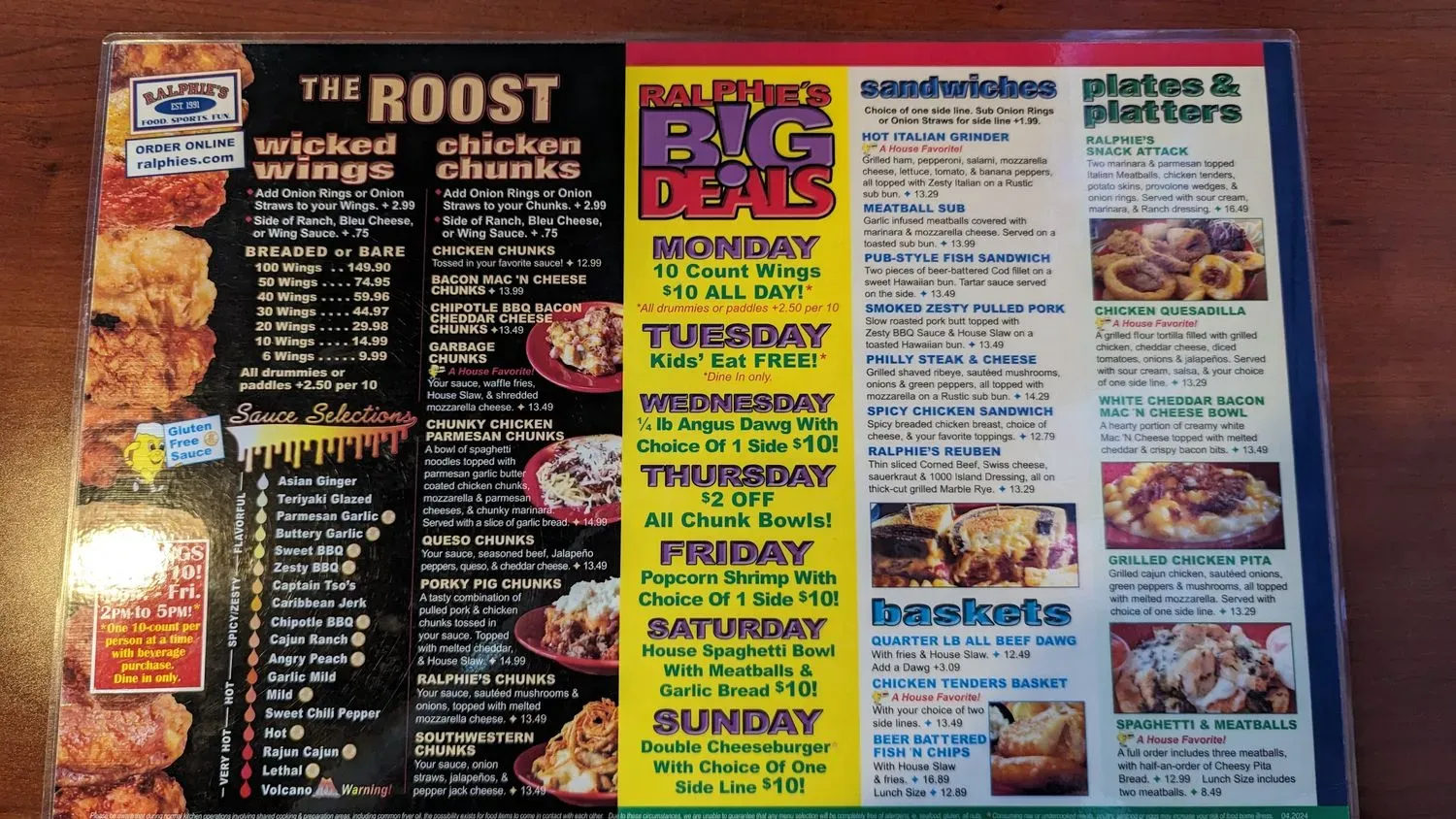 Menu 3