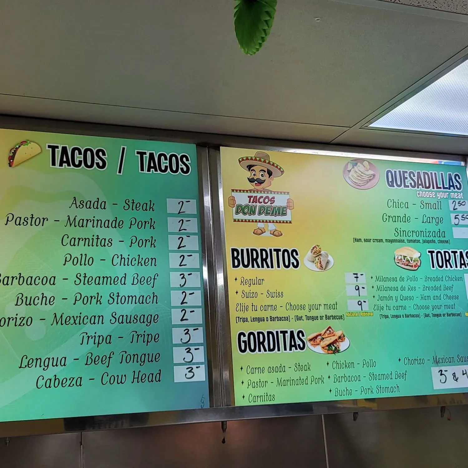 Menu 3