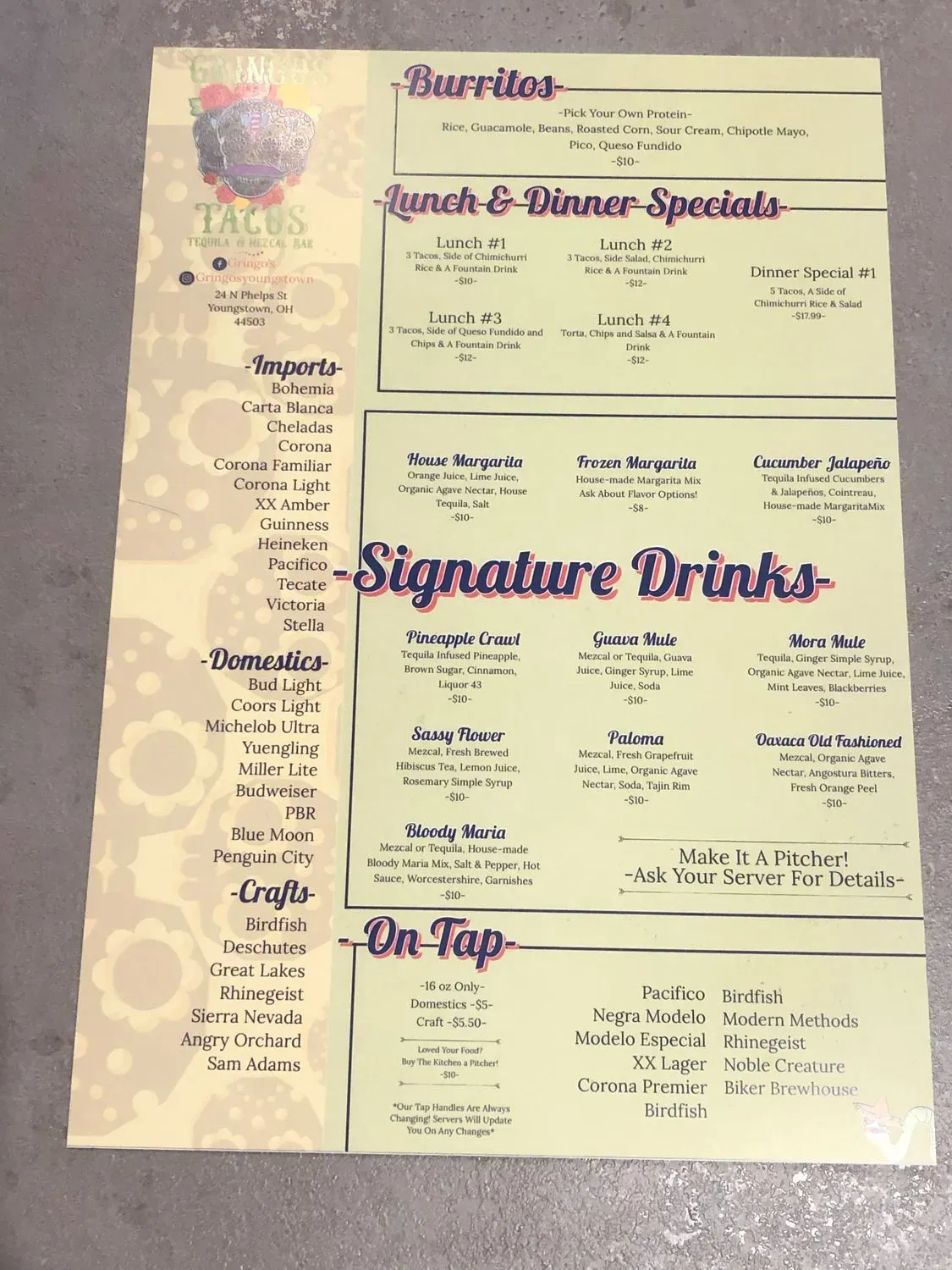 Menu 2