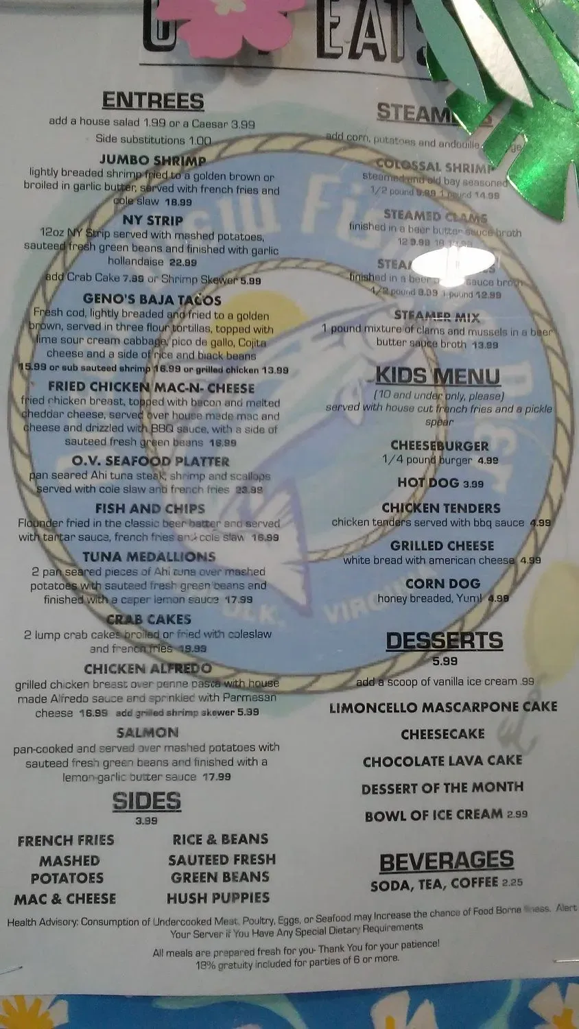 Menu 3