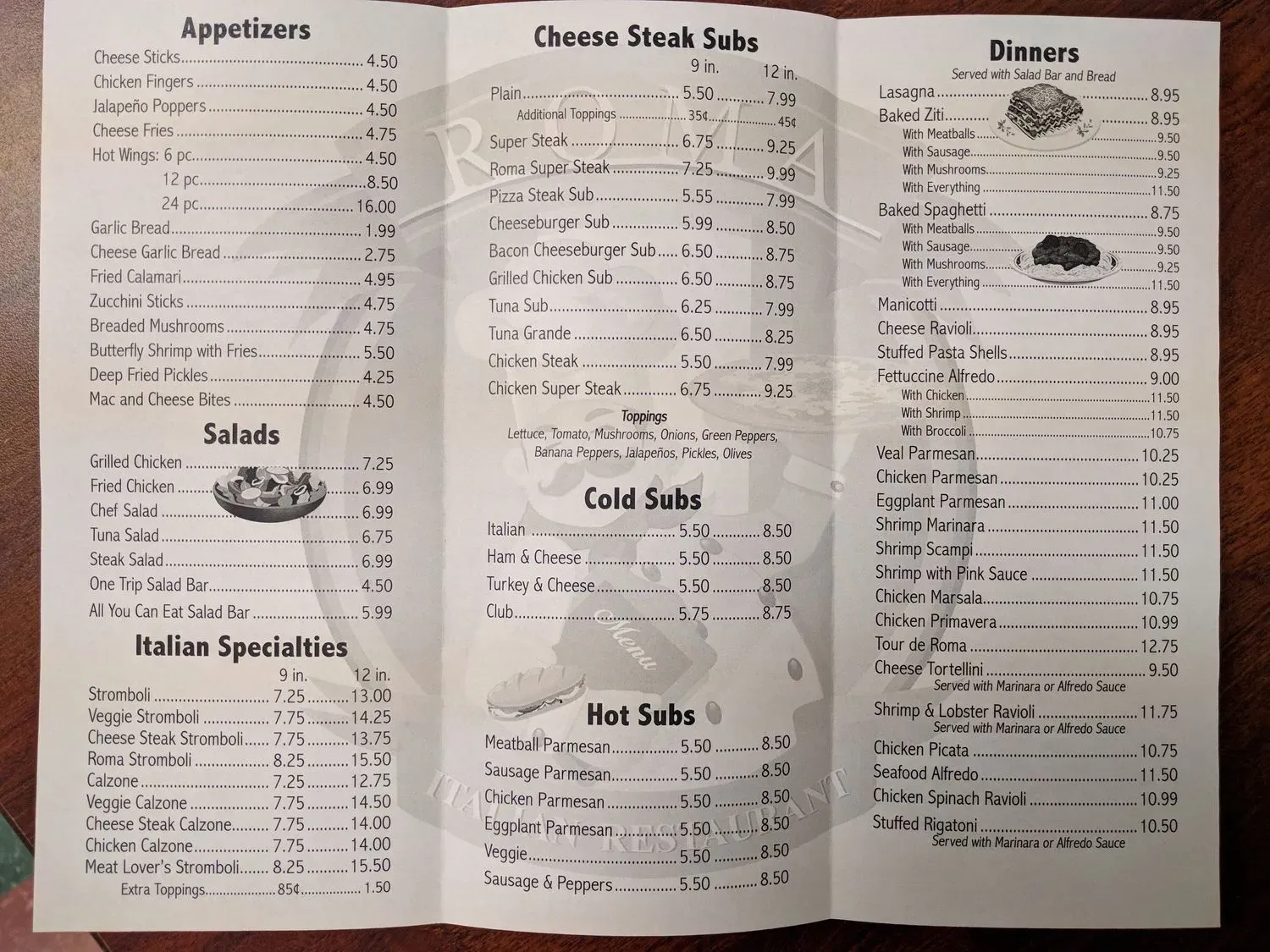 Menu 4