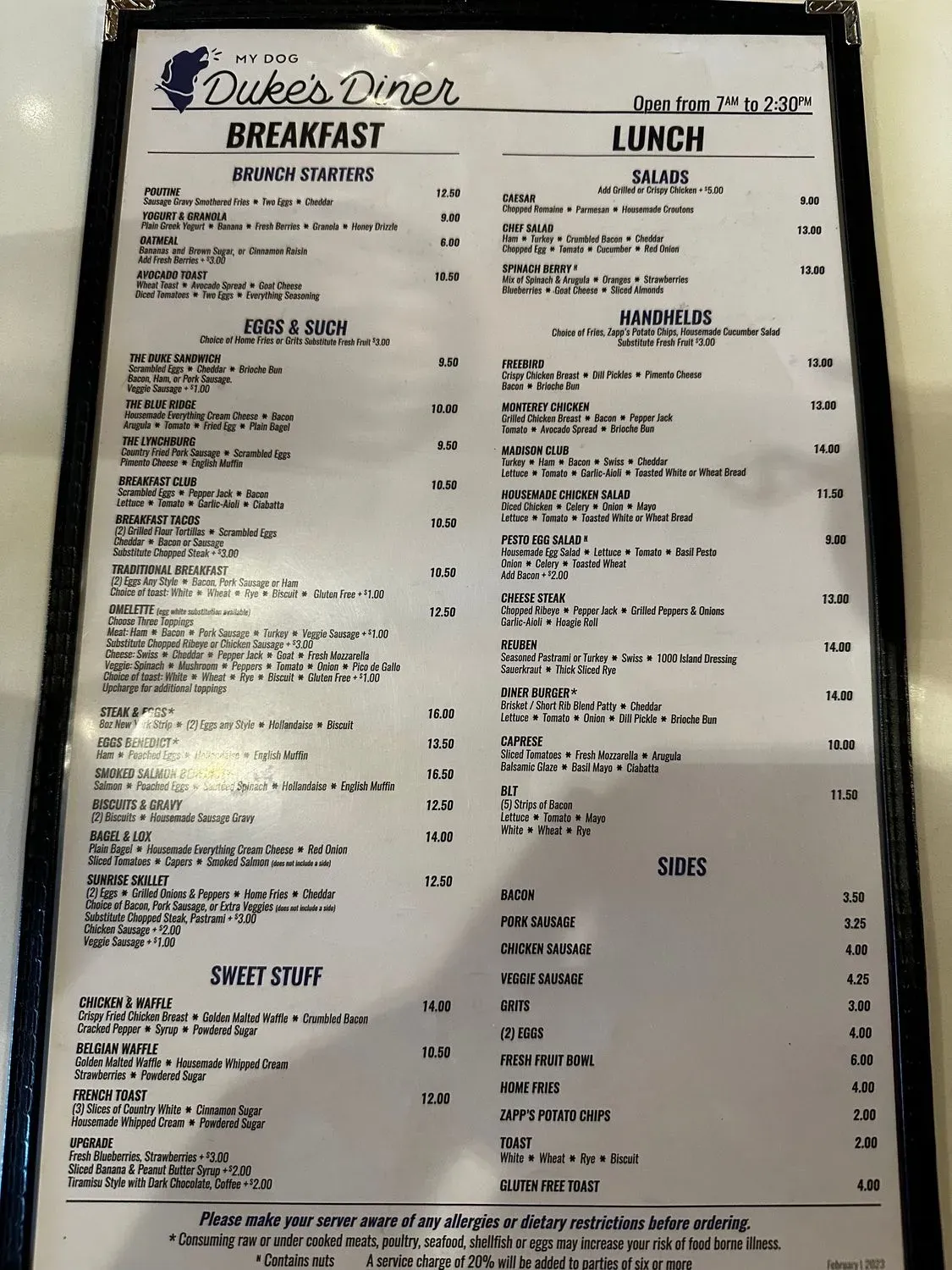 Menu 4