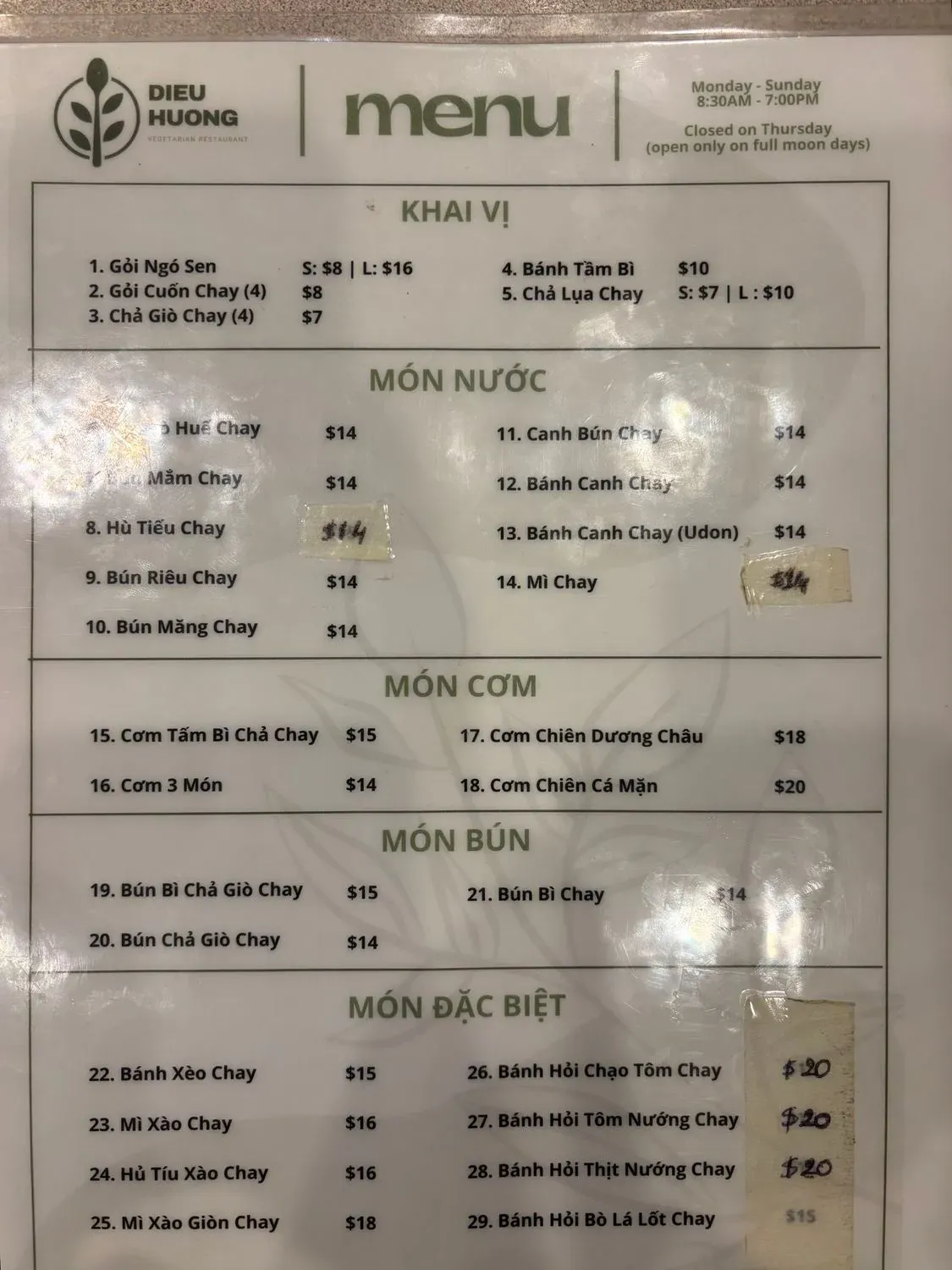 Menu 4