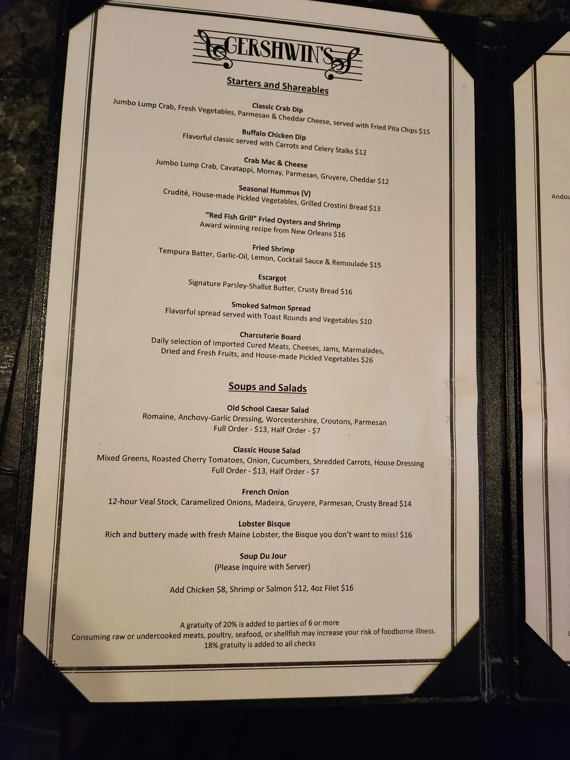 Menu 5