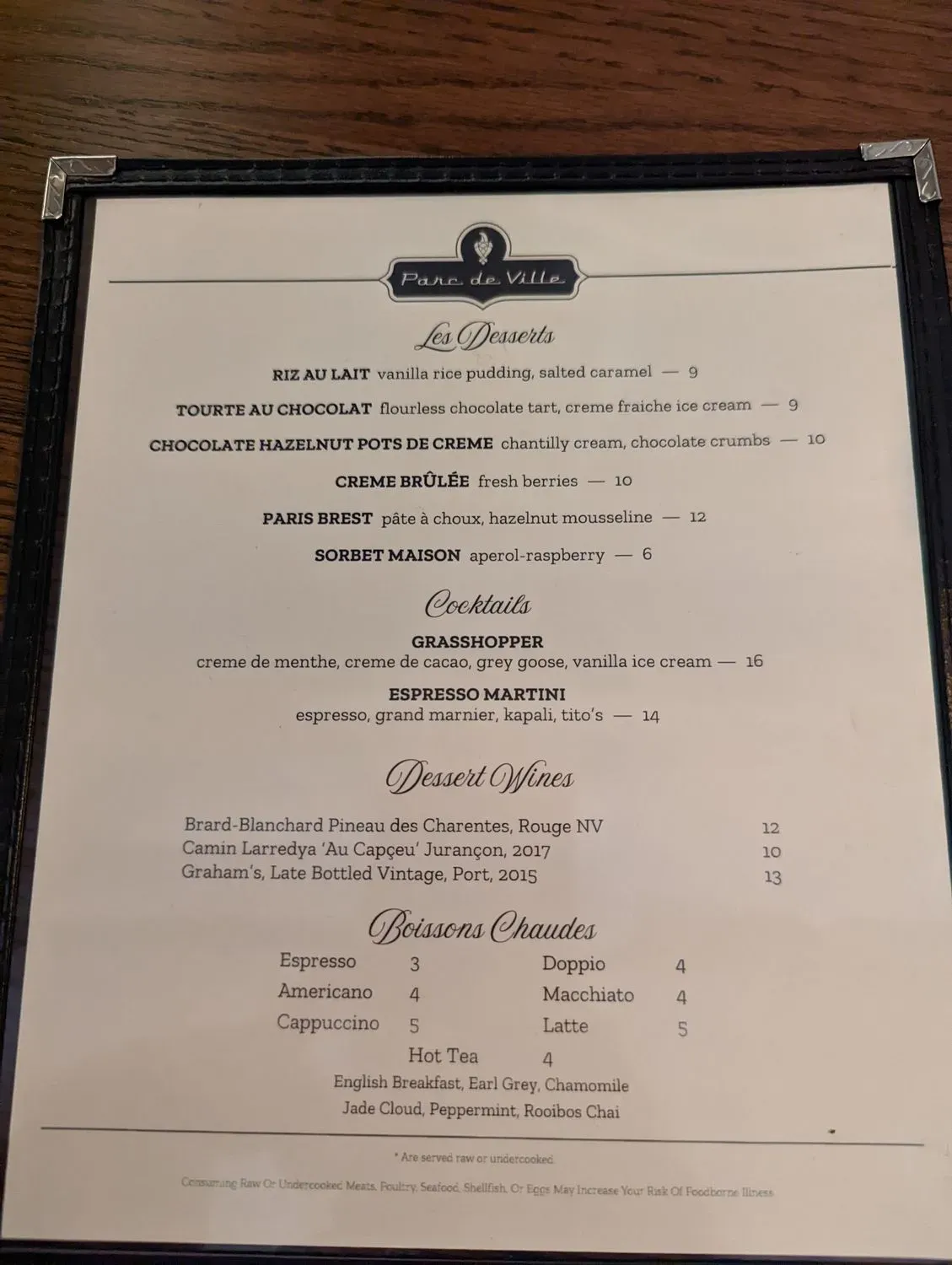 Menu 6