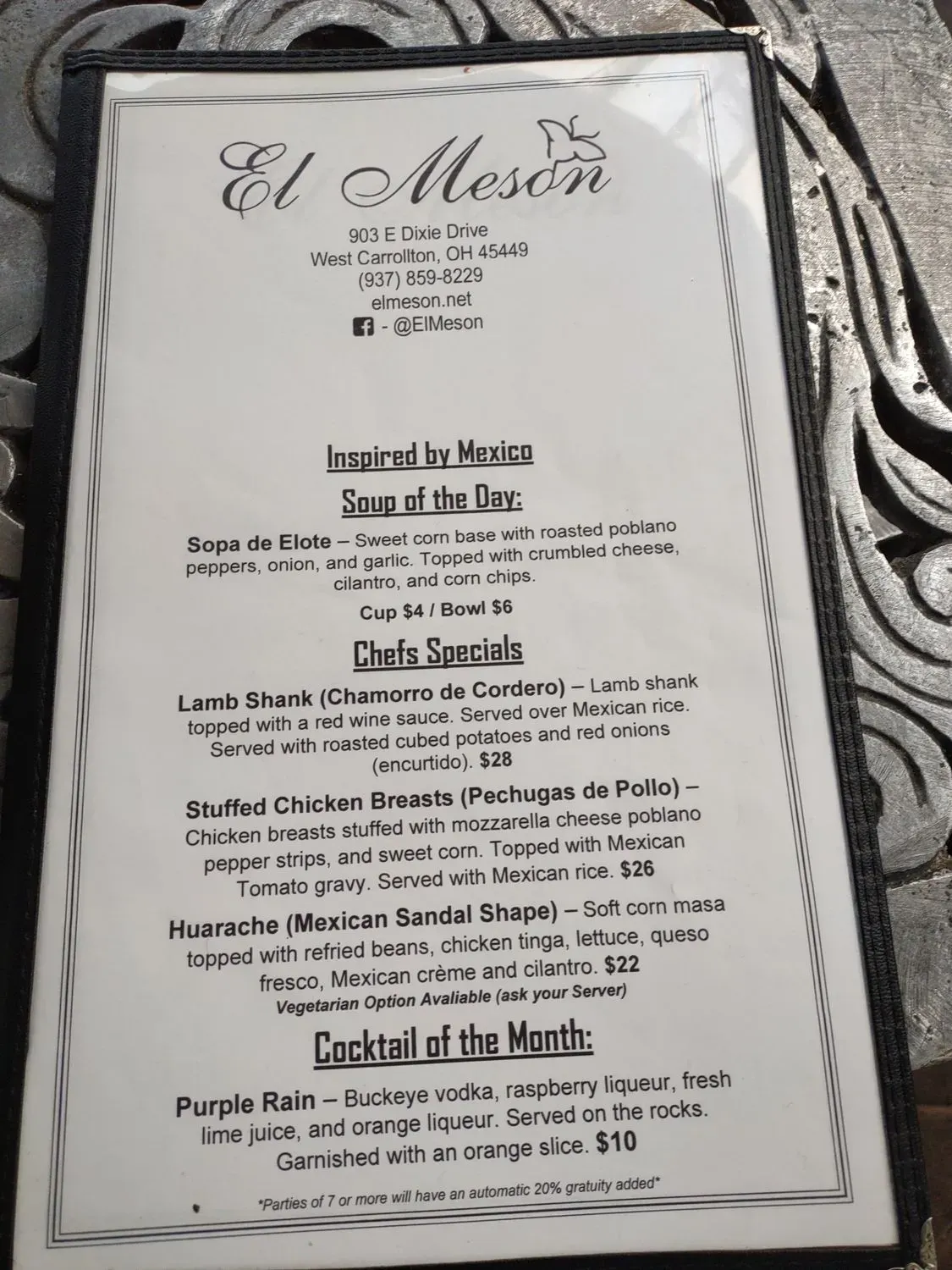 Menu 4