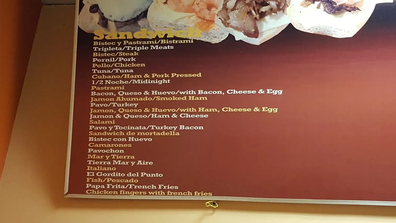 Menu 2