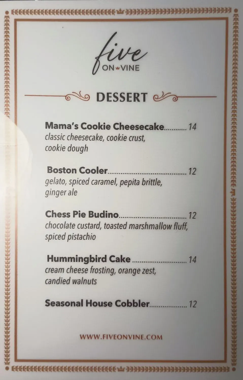 Menu 6