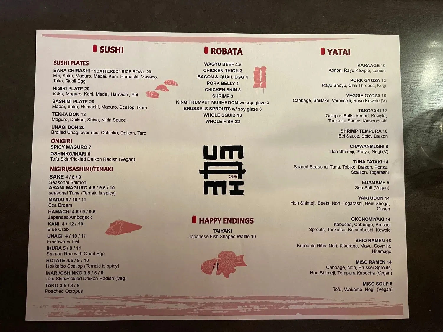 Menu 2