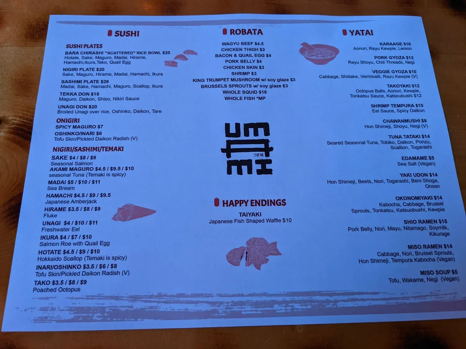 Menu 3