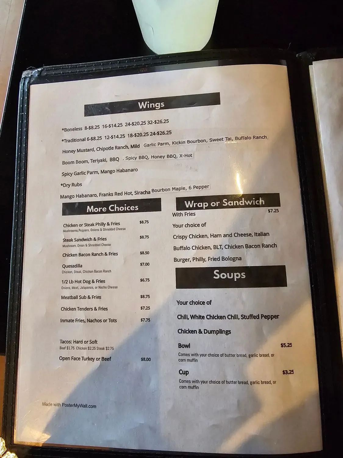 Menu 6