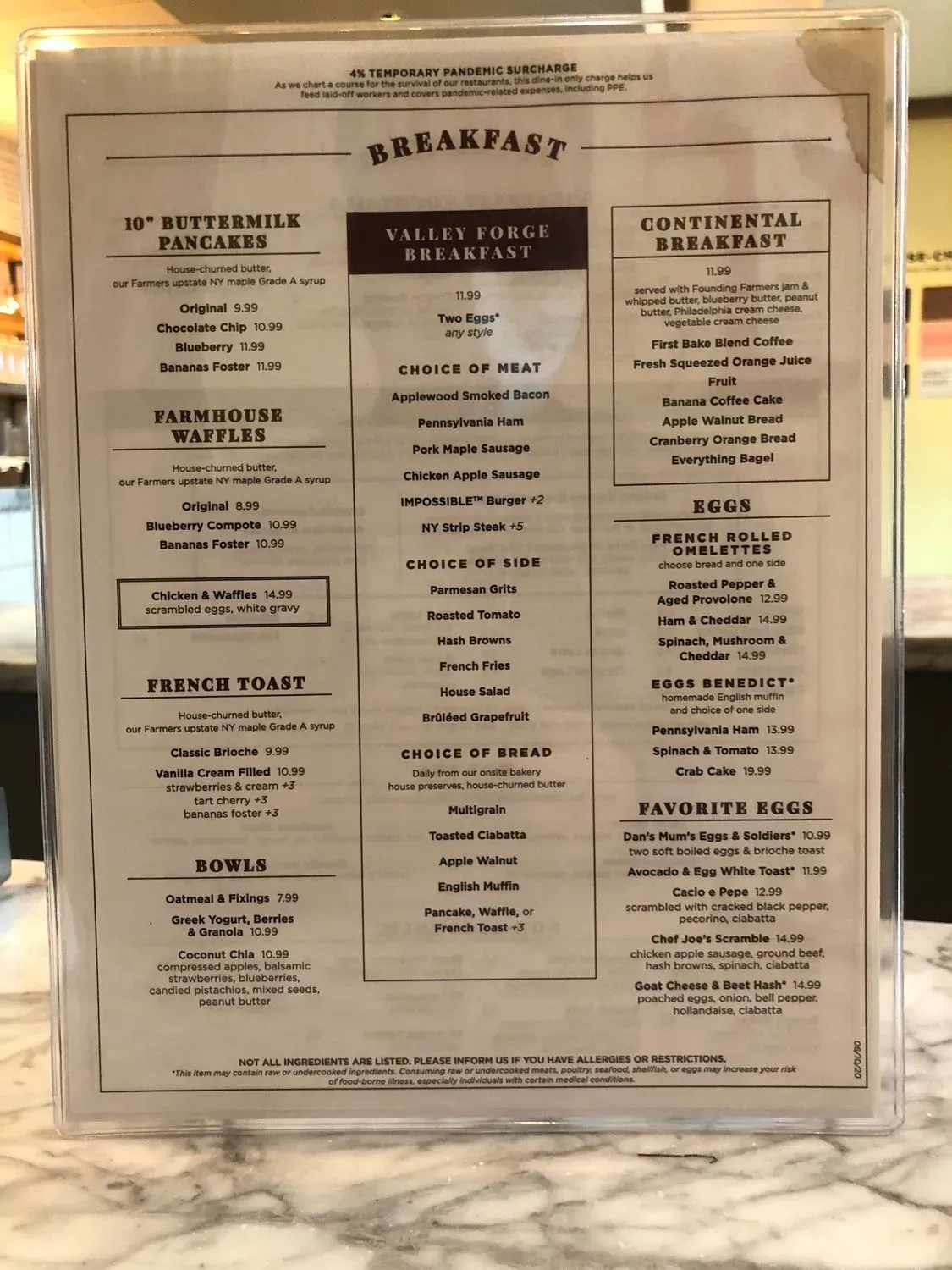 Menu 5