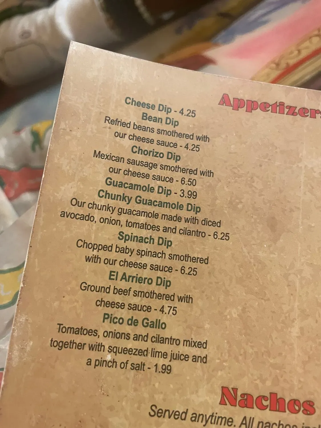 Menu 4