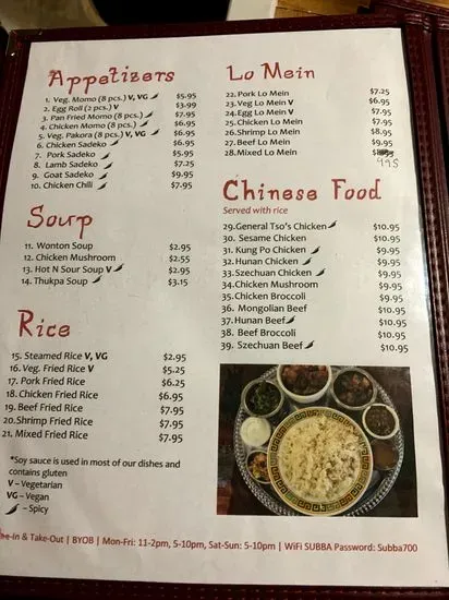 Menu 4