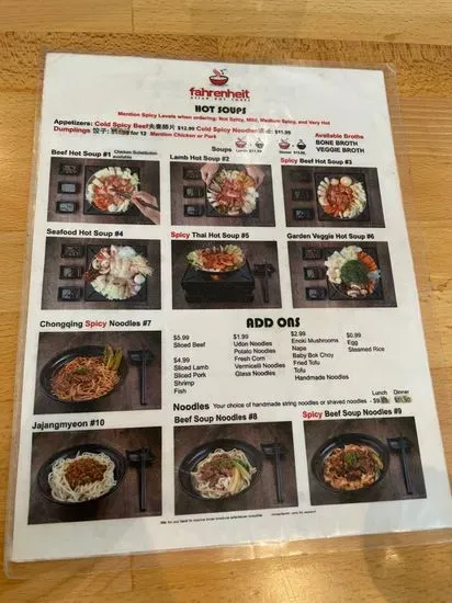 Menu 5