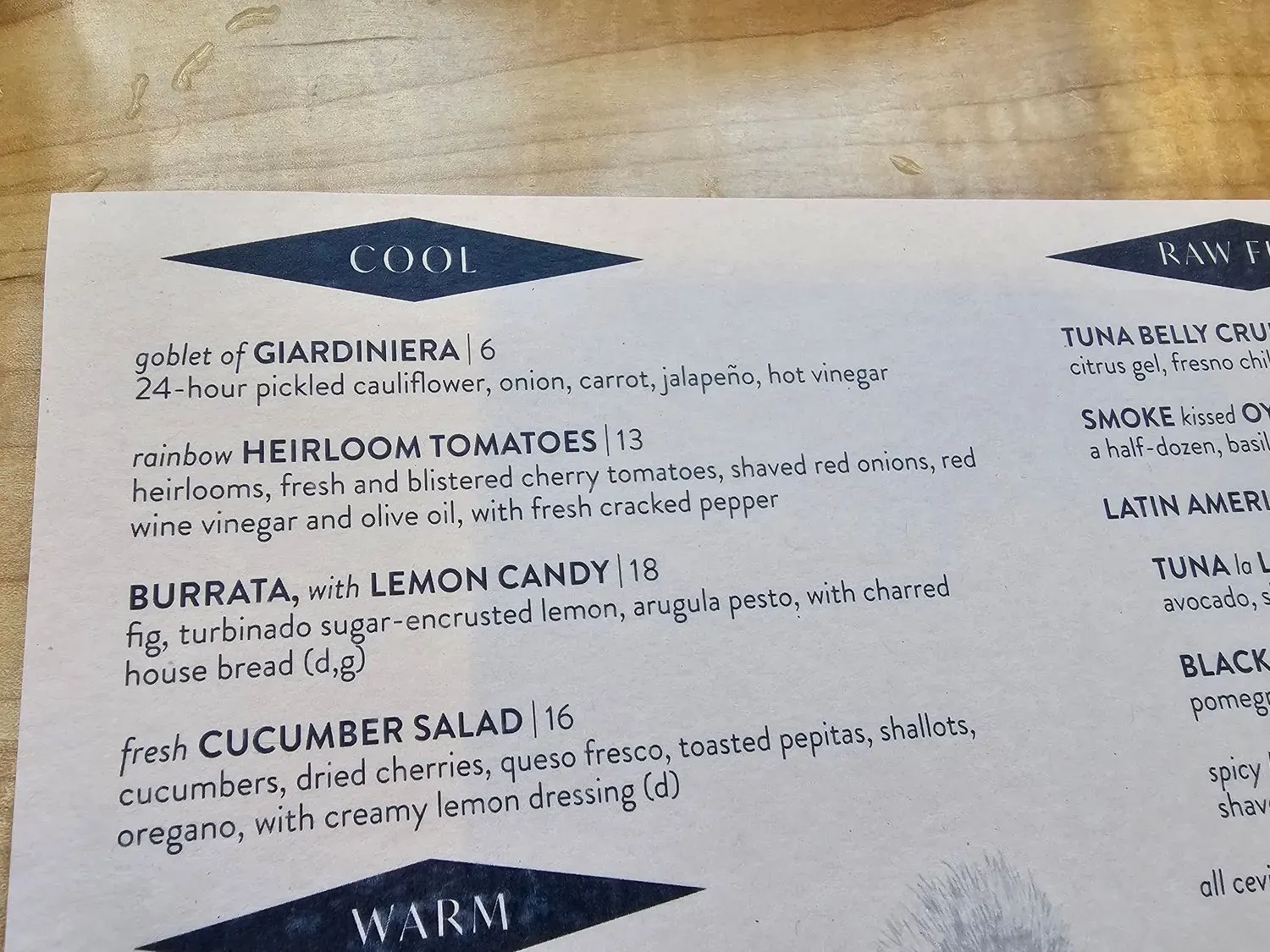 Menu 4